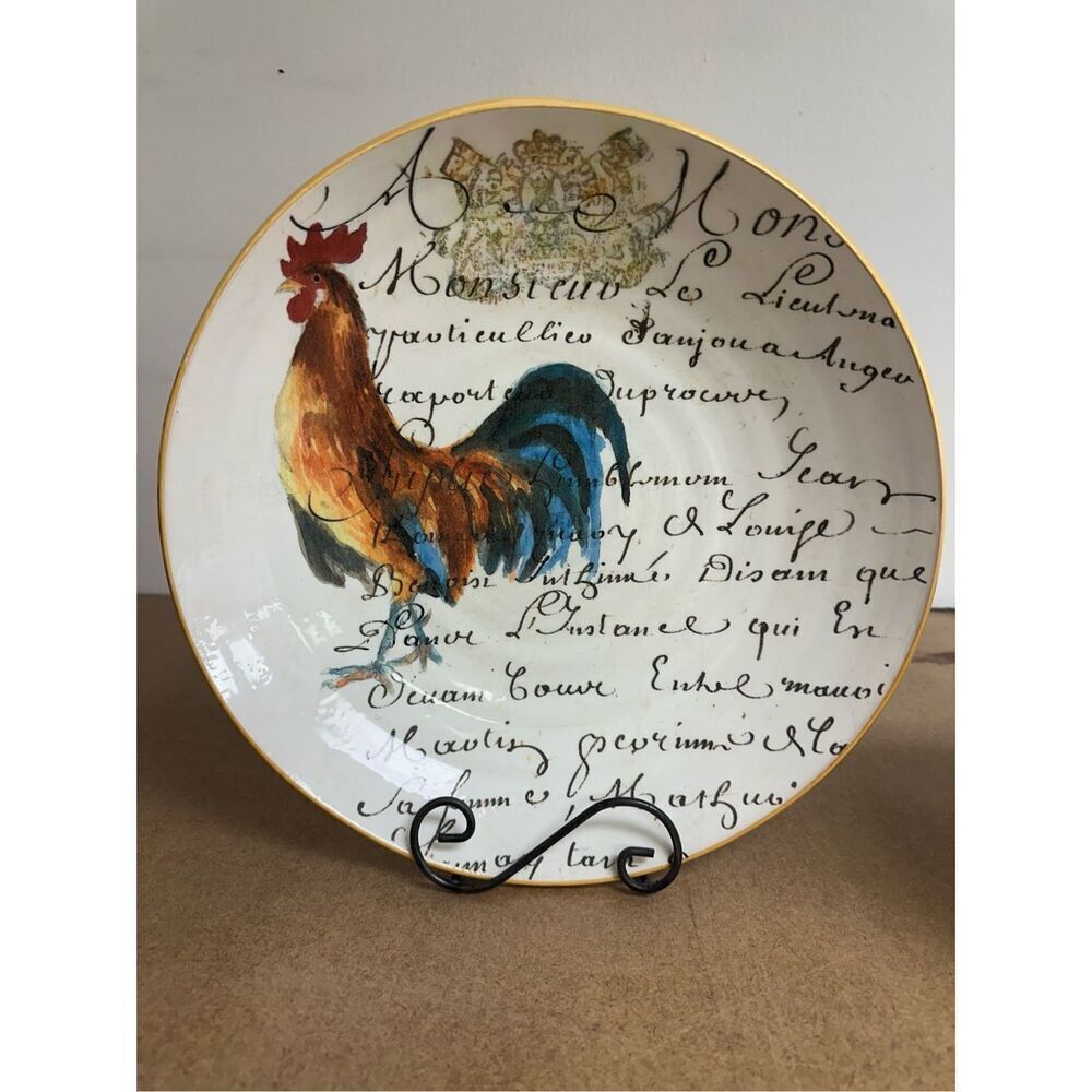 Williams Sonoma Rooster Pasta Bowl 14”